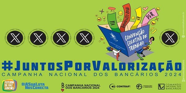 “Queremos proposta decente!” Bancários vão às redes para pressionar a Fenaban